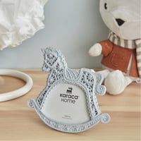 إطار صور للمواليد Carousel أزرق