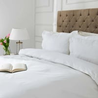 طقم مفارش مزدوج كوين Ada White