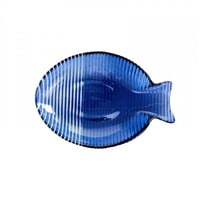 صحن زجاجي فاخر Riba Blue