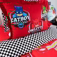 طقم مفارش أطفال PJ Masks Racing