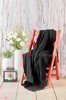 لحاف خفيف (شال) Perla لون أسود