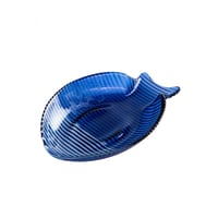 صحن زجاجي فاخر Riba Blue