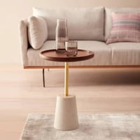 طاولة جانبية بقاعدة رخامية Shangahai