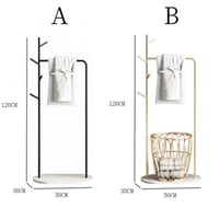 علاقة ملابس مع سلة Tree Basket