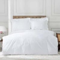 طقم مفارش مزدوج كوين Ada White