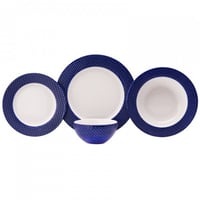 طقم صحون فاخر Petek لون أزرق