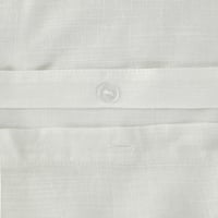 طقم مفارش مزدوج كوين Element لون أبيض