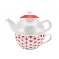 كوب شاي مع إبريق شفاف صغير Sakae