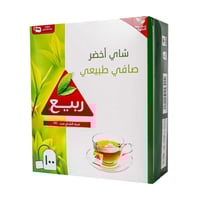ربيع شاي أخضر صافي 100 كيس