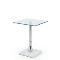 فضي بقاعدة رخام
