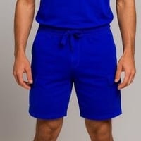 شورت قطن جيب أزرق