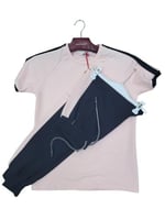 طقم رجالي تركي بنطلون وتيشيرت خامة قطن