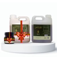 2 كيلو جيك عسل زهور + هدية جيك خليط العسل بالزنجبي...