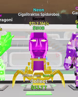 عنكبوت عليه تطويرة نيون يعطي 712 مليون في ماب السر...