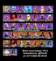 حساب فورت نايت سكن الجلكسي القديم +37 سكن اساسي ير...