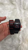 black x red
