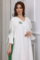 Palm embroidery