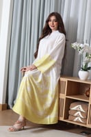 جلابية قطن بطابع هاواي وألوان جميلة