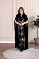 جلابية مخمل قطعتين