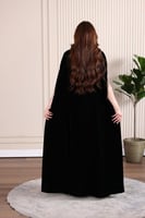 جلابية مخمل قطعتين