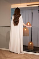 جلابية جوجيت فراشة بكلفة مطرزة من الامام