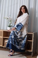 جلابية قطن بطابع هاواي وألوان جميلة