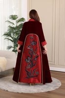 جلابية مخمل قطعتين بكلفة موردة في الامام والخلف