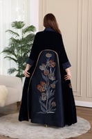 جلابية مخمل قطعتين بكلفة موردة في الامام والخلف