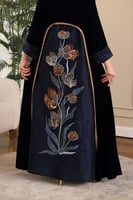 جلابية مخمل قطعتين بكلفة موردة في الامام والخلف