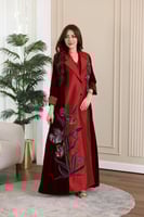 جلابية مخمل قطعتين بكلفة موردة في الامام والخلف