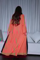 جلابية لينن قطعتين مطرزة في الصدر – أناقة عملية بأ...