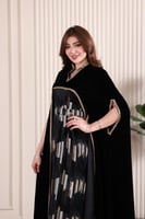 جلابية مخمل قطعتين