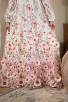 فستان بخامة الشيفون المورد