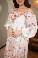 فستان بخامة الشيفون المورد