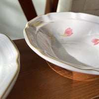 بادية خزف بنقشات الورد | صناعة كورية فنتج