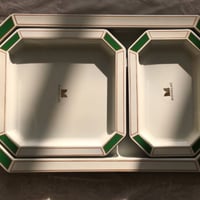 طقم صواني عتيقة من 3 قطع