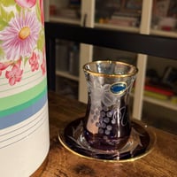 من النوادر طقم كرستال بوهيمي فاخر