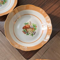 صحون فنتج | نمط سلة الفواكه الشهيرة بوقتها