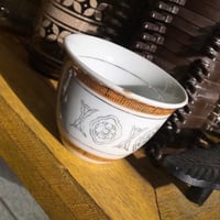 Arabic coffee cup درزن فناجيل عتيقة | ختم صيني أحم...