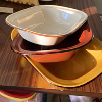 صحون غضار فنتج من السبعينات