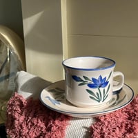 كوب خزف صيني فنتج | رسم يدوي