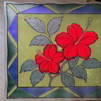 صحون يابانية فنتج من الزجاج الملون