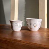 فناجيل عتيقة | ختم صيني أحمر