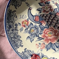 Dish صحن ياباني فنتج نمط الطاووس