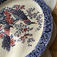 Dish صحن بيضاوي عتيق ونادر - صناعة يابانية