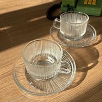 كوب زجاج فنتج ~ صناعة يابانية ماركة SOGA