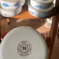 وعاء تخزين معدن فنتج - مع غطاء بلاستيك