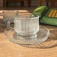 كوب زجاج فنتج ~ صناعة يابانية ماركة SOGA