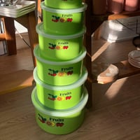 طقم من 7 علب بلاستيك فنتج | صناعة سنغافورة