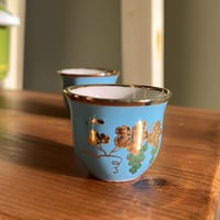 فنجال نمط عناقيد العنب | صناعة يابانية فنتج